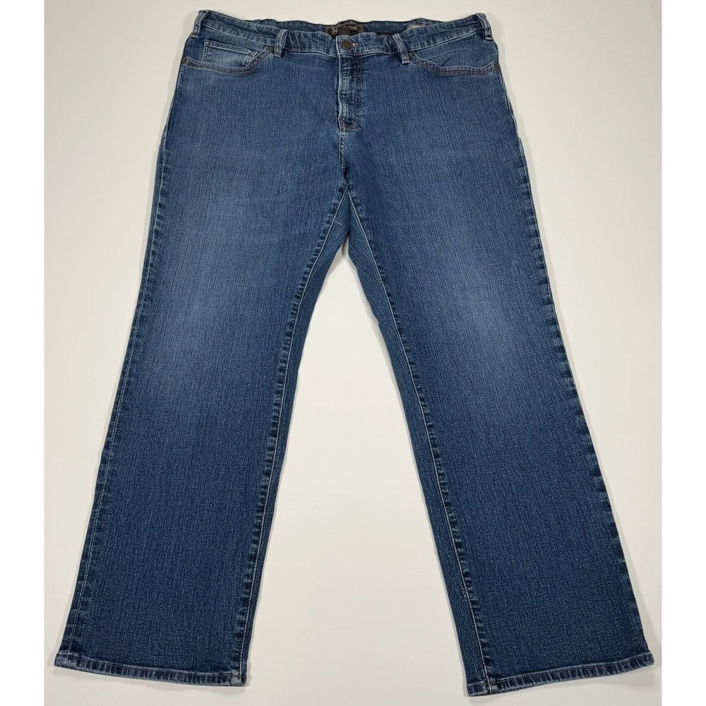34 Heritage Charisma Jeans Mens 40x30 Blue Comfort Rise Relaxed Straight Stretch